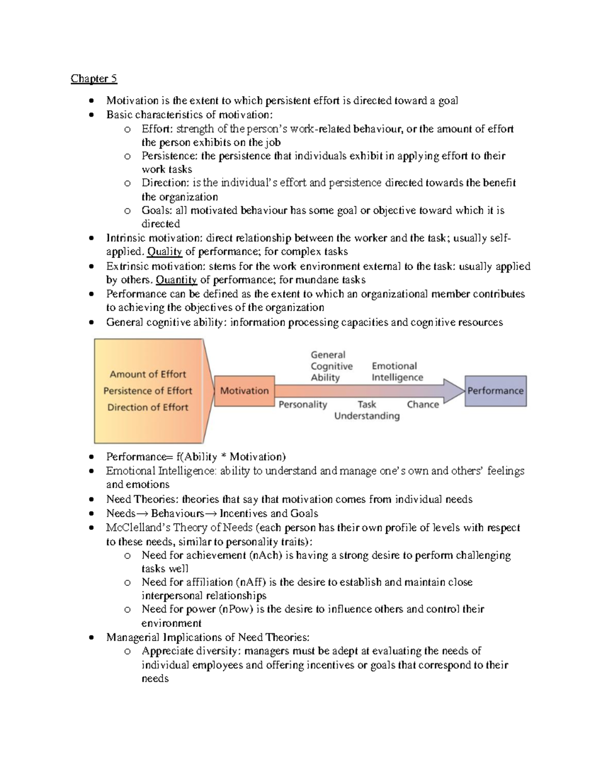 COMM 222 Test 2 - Comprehensive Notes on Motivation Theories and ...