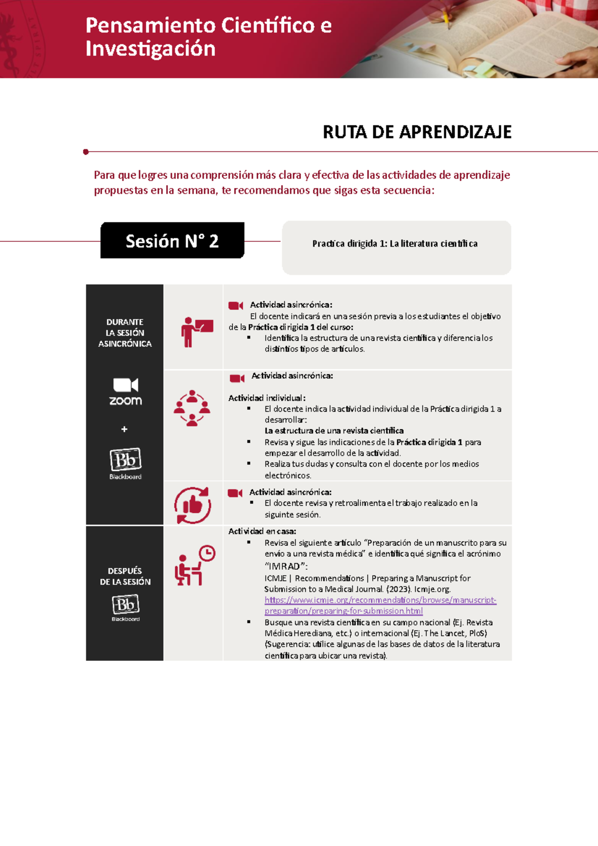 Sesión 2 - Ruta de aprendizaje V1 AS - Pensamiento Científico e ...