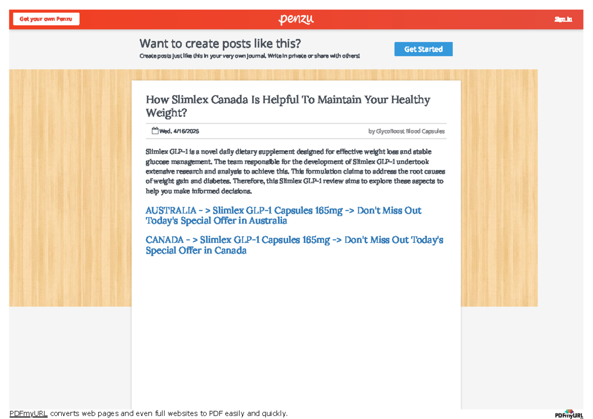 Slimlex GLP-1 Canada: A Comprehensive Review of Weight Loss Benefits -  Studocu