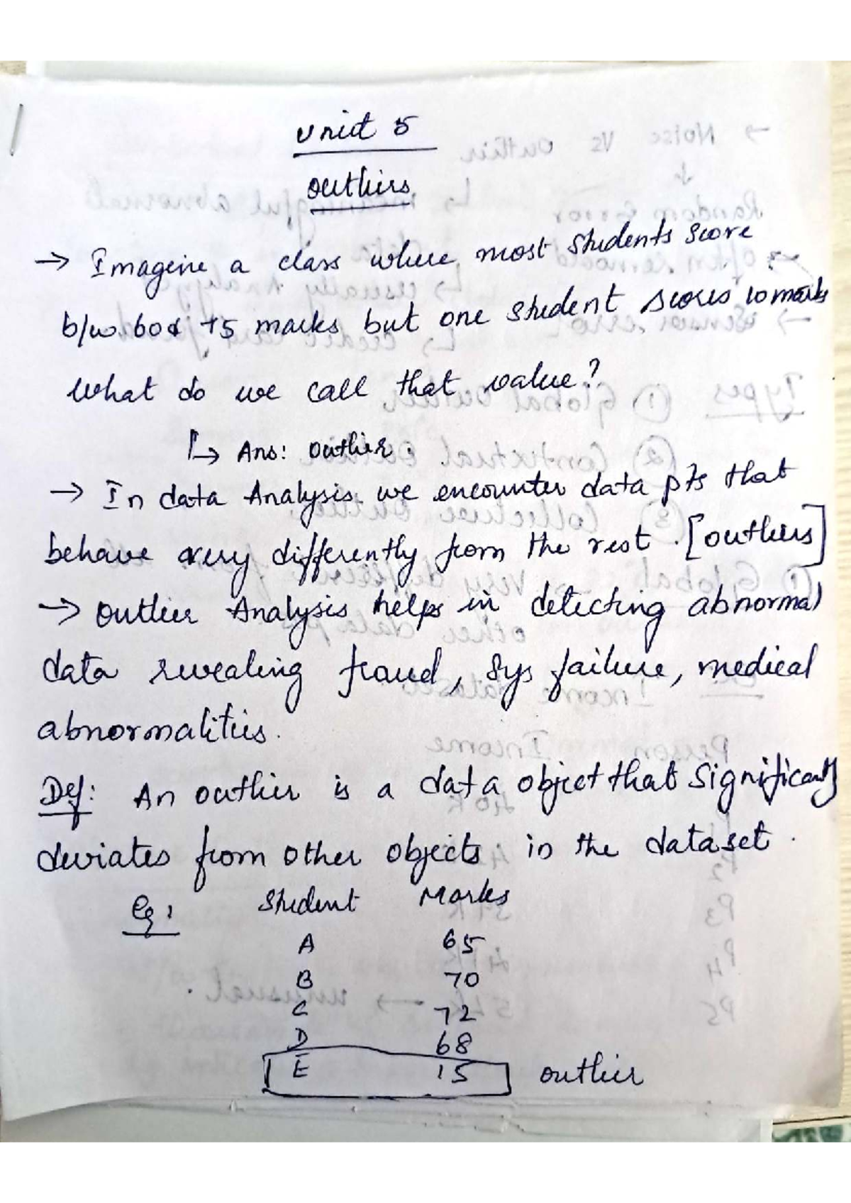 Unit 5 DMA Notes - Data Analysis and Noise Reduction Techniques - Studocu