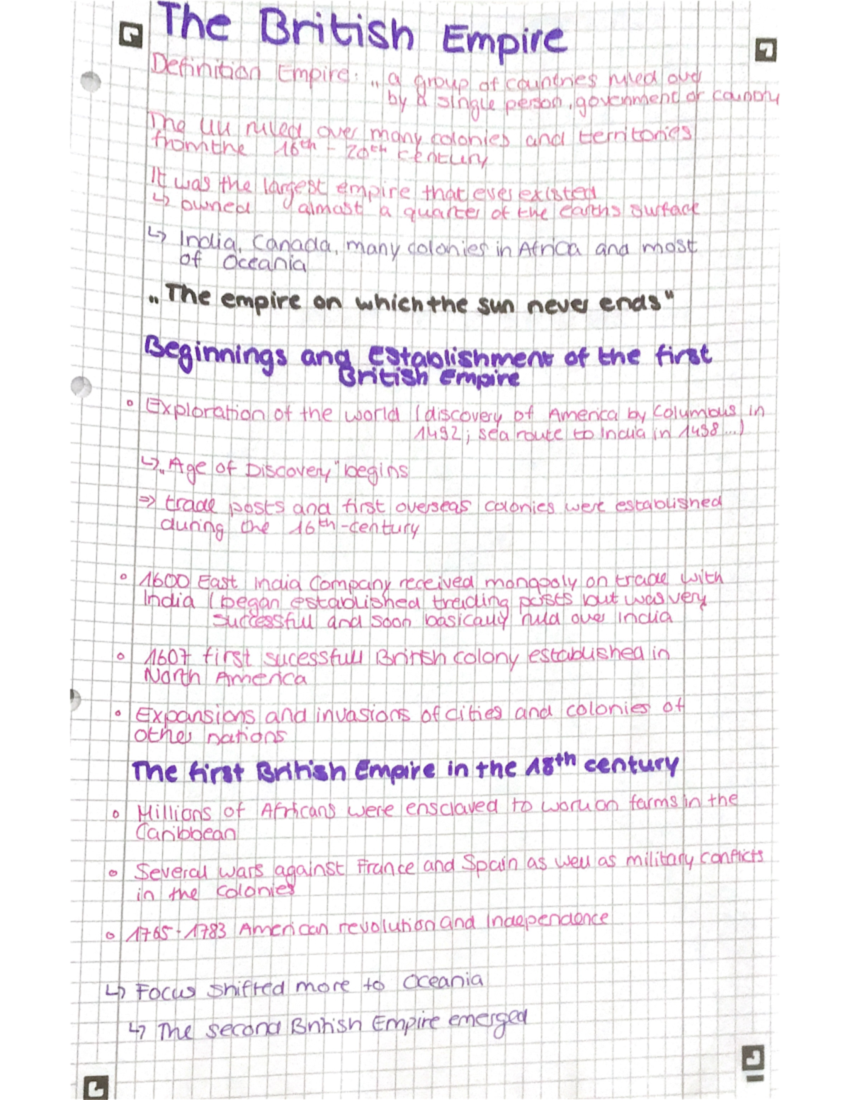 Englisch - Great Britain Zusammenfassung - a The British Definition ...