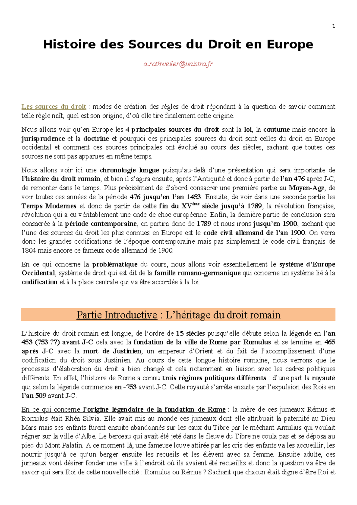 HSDE Cours complet - Histoire des Sources du Droit en Europe a@unistra ...