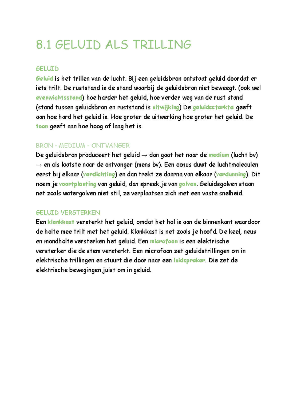 Natuurkunde Practicum: Trilling en Geluid Onderzoek 26-2-2023