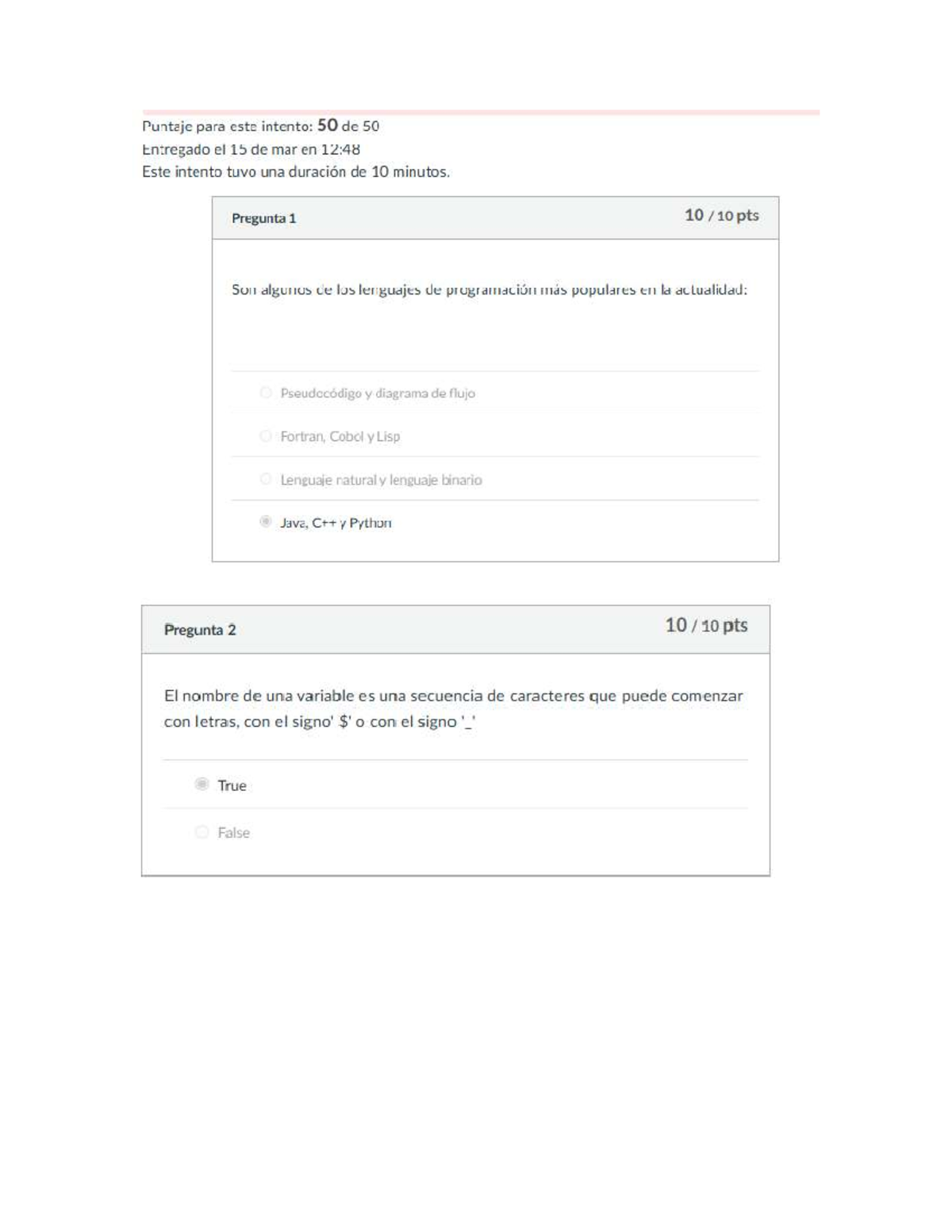 Programación de Computadores: Escenario 2 - Respuestas y Análisis - Studocu
