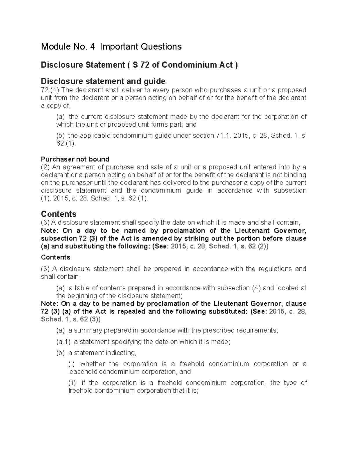 IMPORTANT QUESTIONS FOR JULY 14, 2025 EXAMINATION (Module 1-13) - Studocu