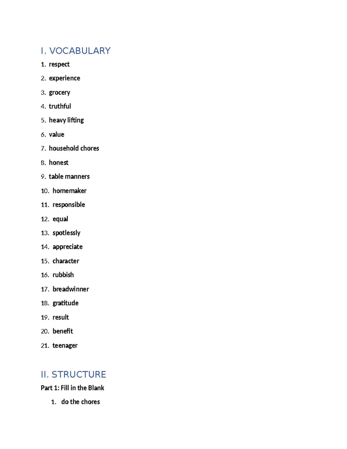KEY Practicing UNIT 1 - Vocabulary and Listening Answers - Studocu