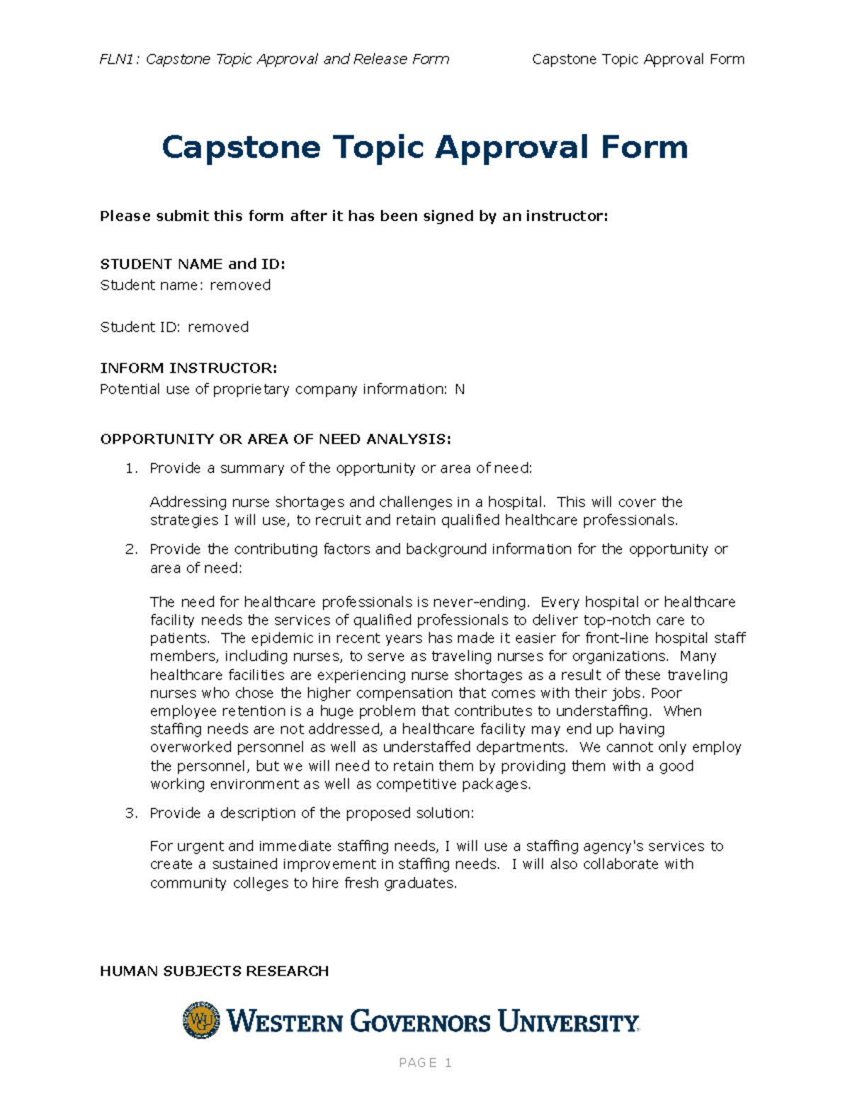 Capstone Topic Approval Form - Task 1 - FLN1: Capstone Topic Approval ...