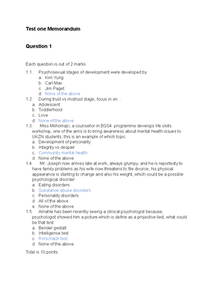 [Solved] Participant BAI scores baseline BAI scores posttherapy ...