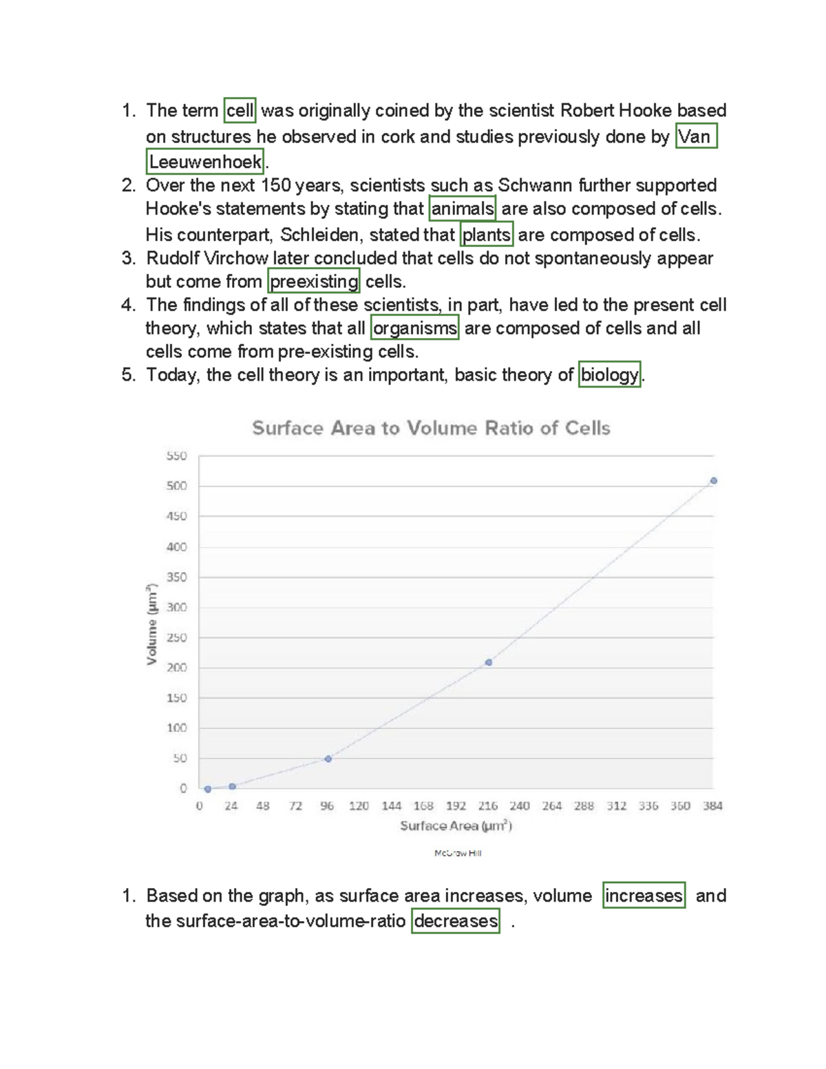 Unit 1 Chapter 3: Cell Structure and Function Notes - Studocu