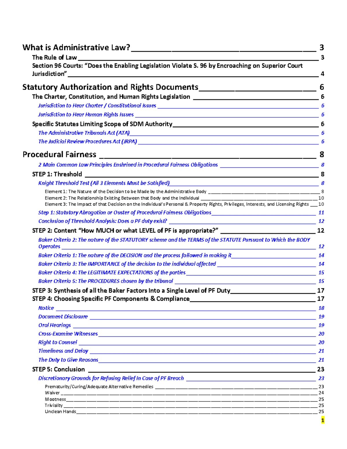 SAMPLE Exam for Administrative Law (NCA) - Candidate Memo & Case ...