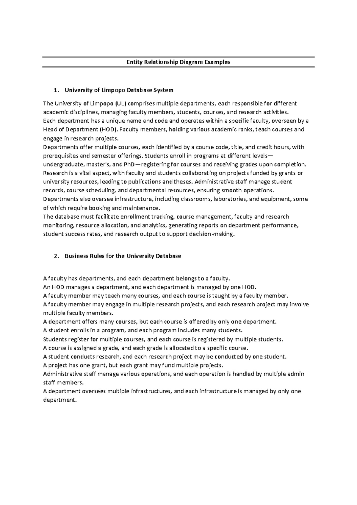 Entity Relationship Diagram Examples - Entity Relationship Diagram ...