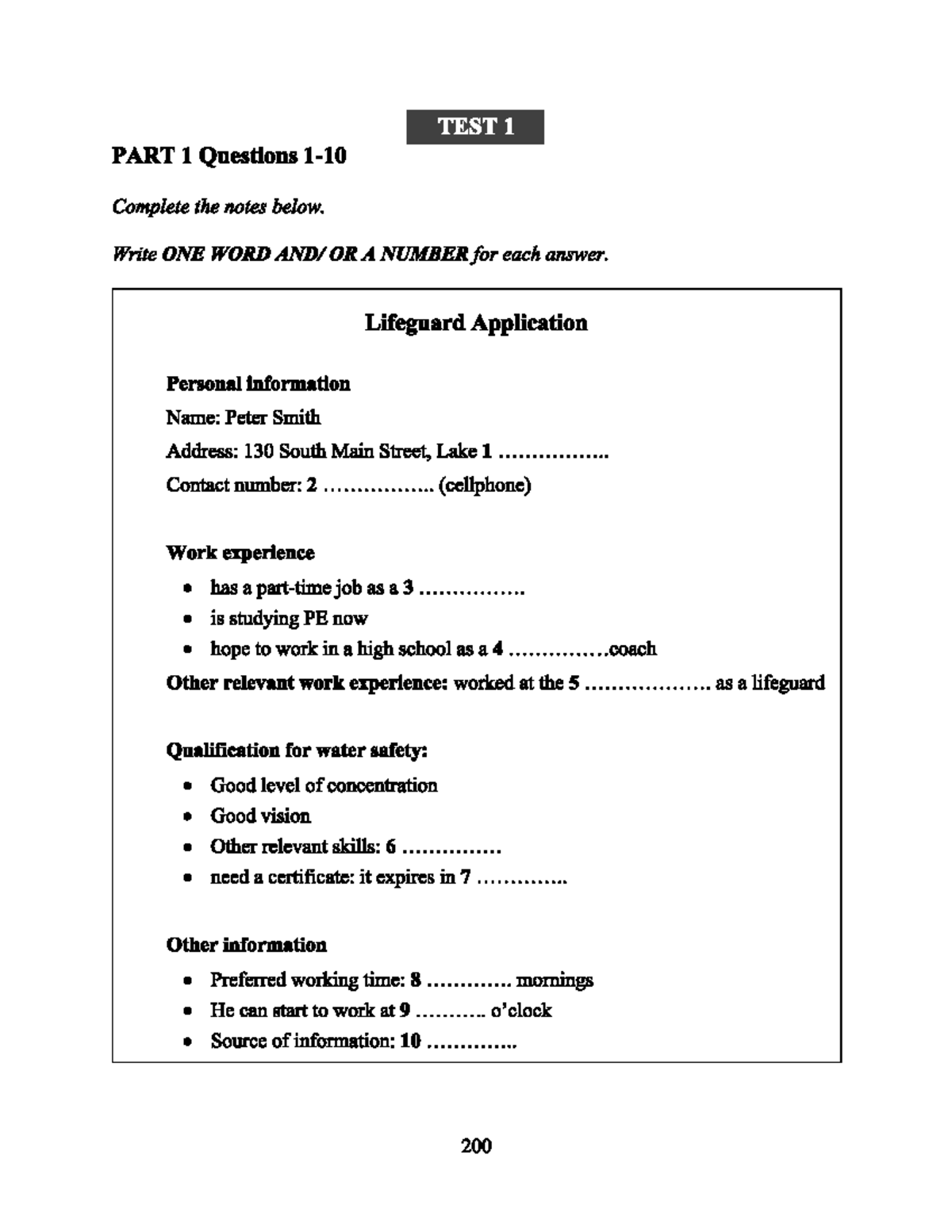 TEST 1-4 Questions and Answers Compilation for Lifeguard Application ...