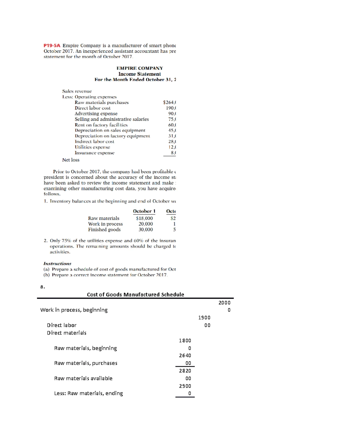 managerial accounting chapter 19 - Mcq Chap 19 Managerial accounting ...