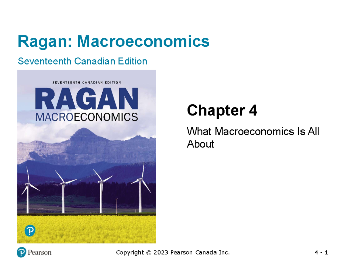 ECON203 - Chapter 4: Key Concepts in Macroeconomics - Studocu