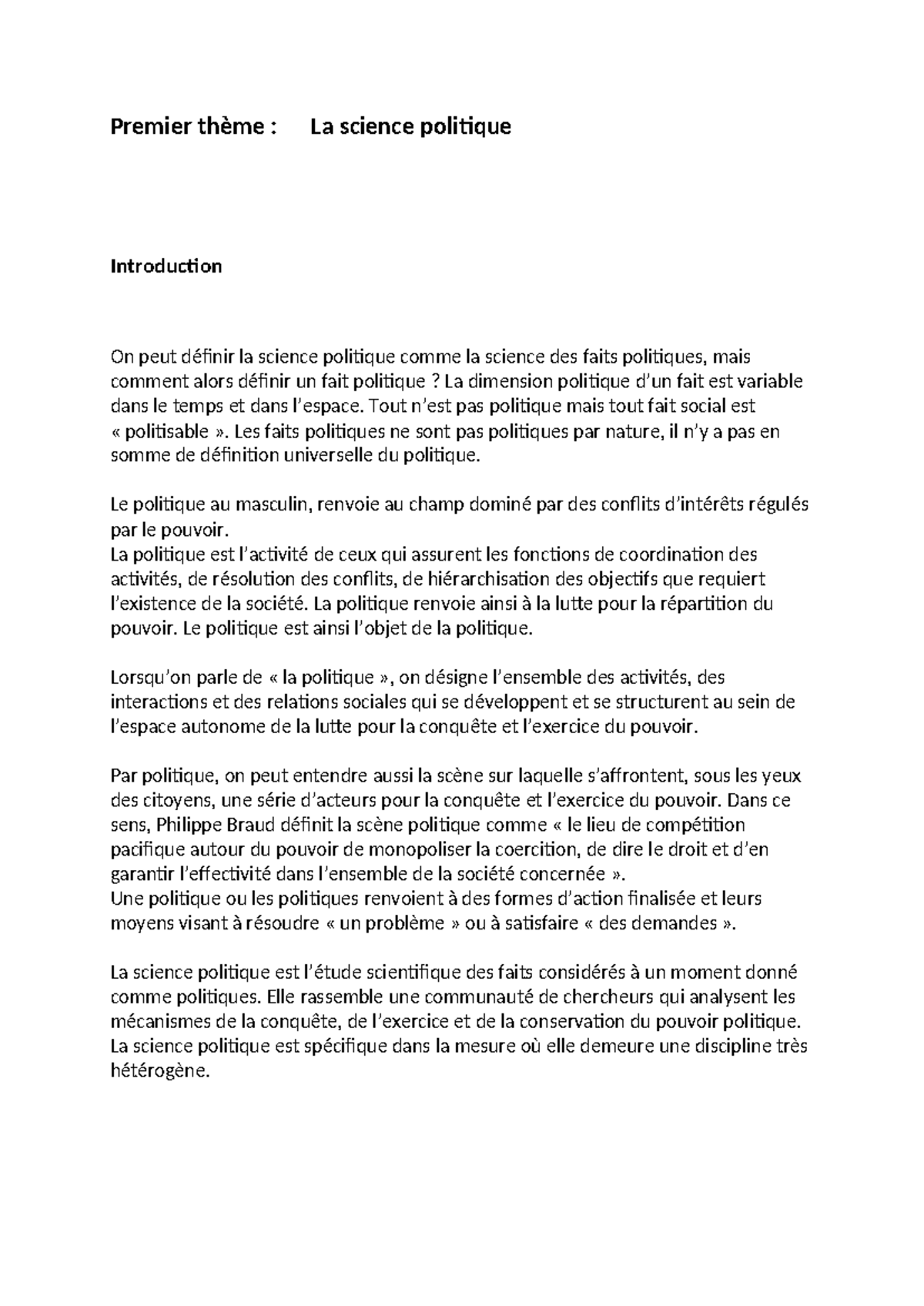 Introduction à la science politique : Concepts et enjeux fondamentaux ...