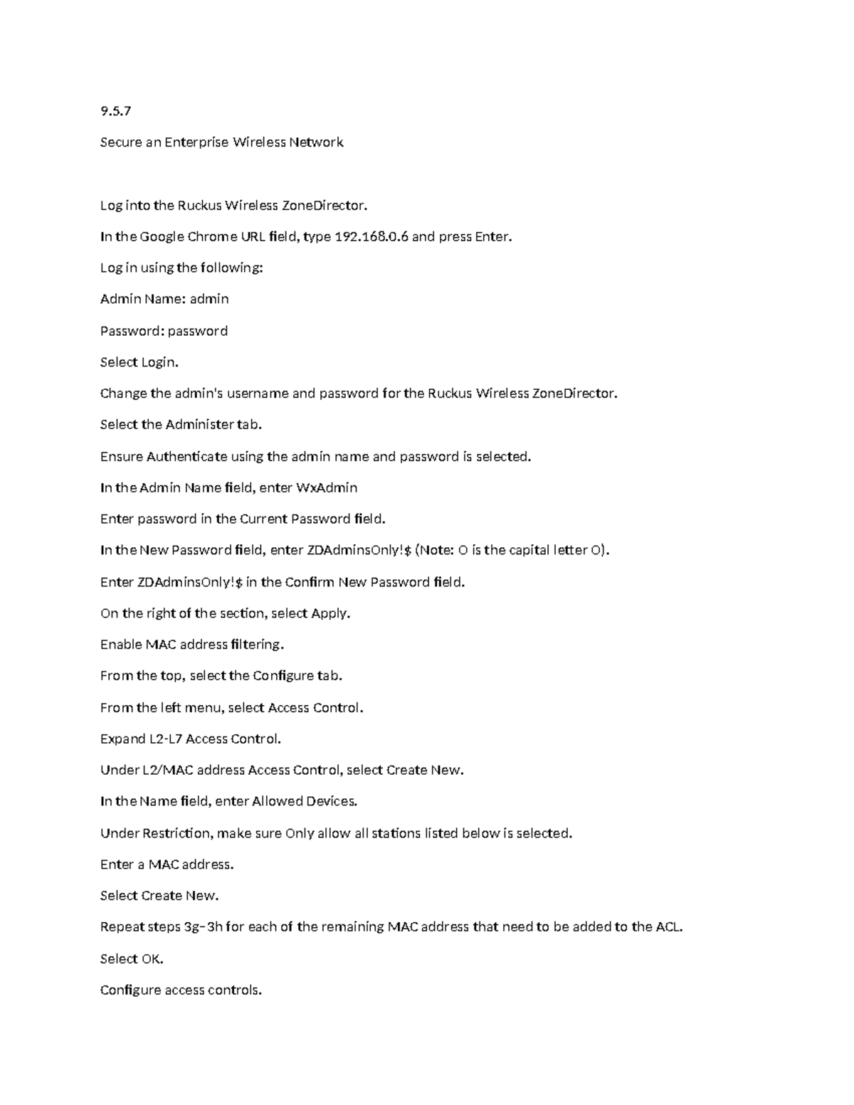 9.5.7 Securing an Enterprise Wireless Network Configuration Guide - Studocu - Secure Wireless Network Configuration For Transportation Companies