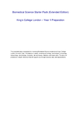 KCL - Biomedical science - Studocu