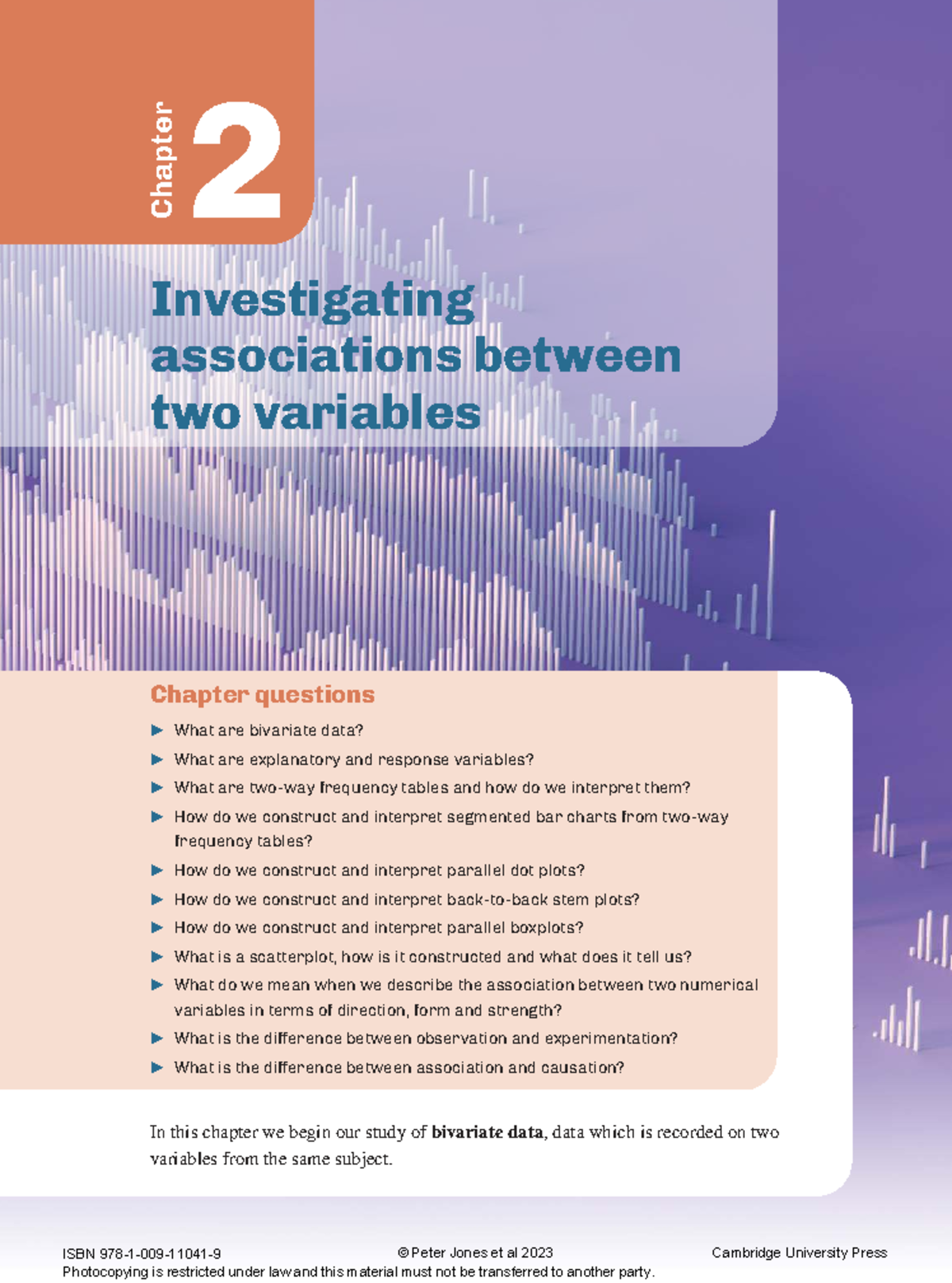 Chapter 2 - Investigating Bivariate Data and Variable Associations ...