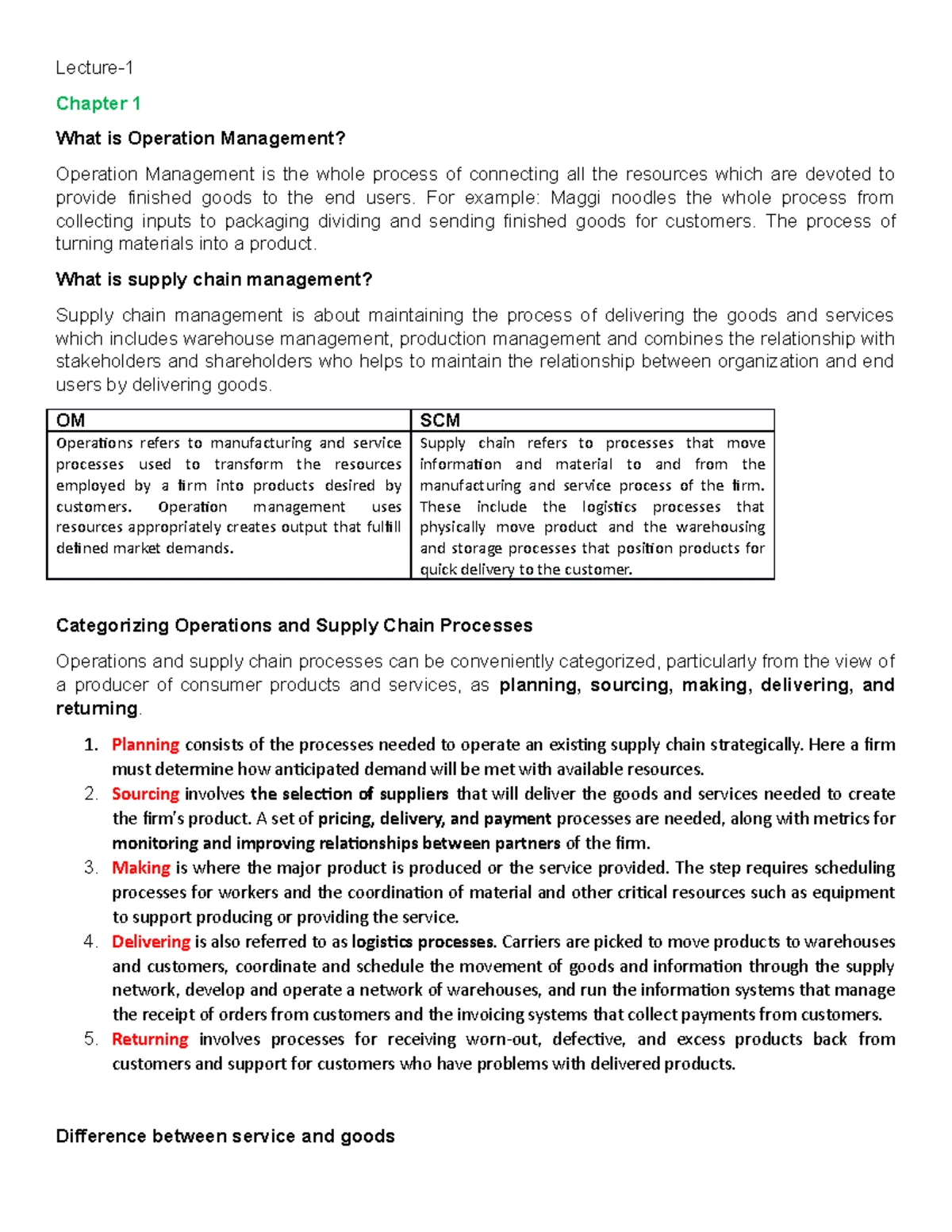 Overview of Operations Strategy: Key Concepts and Performance ...