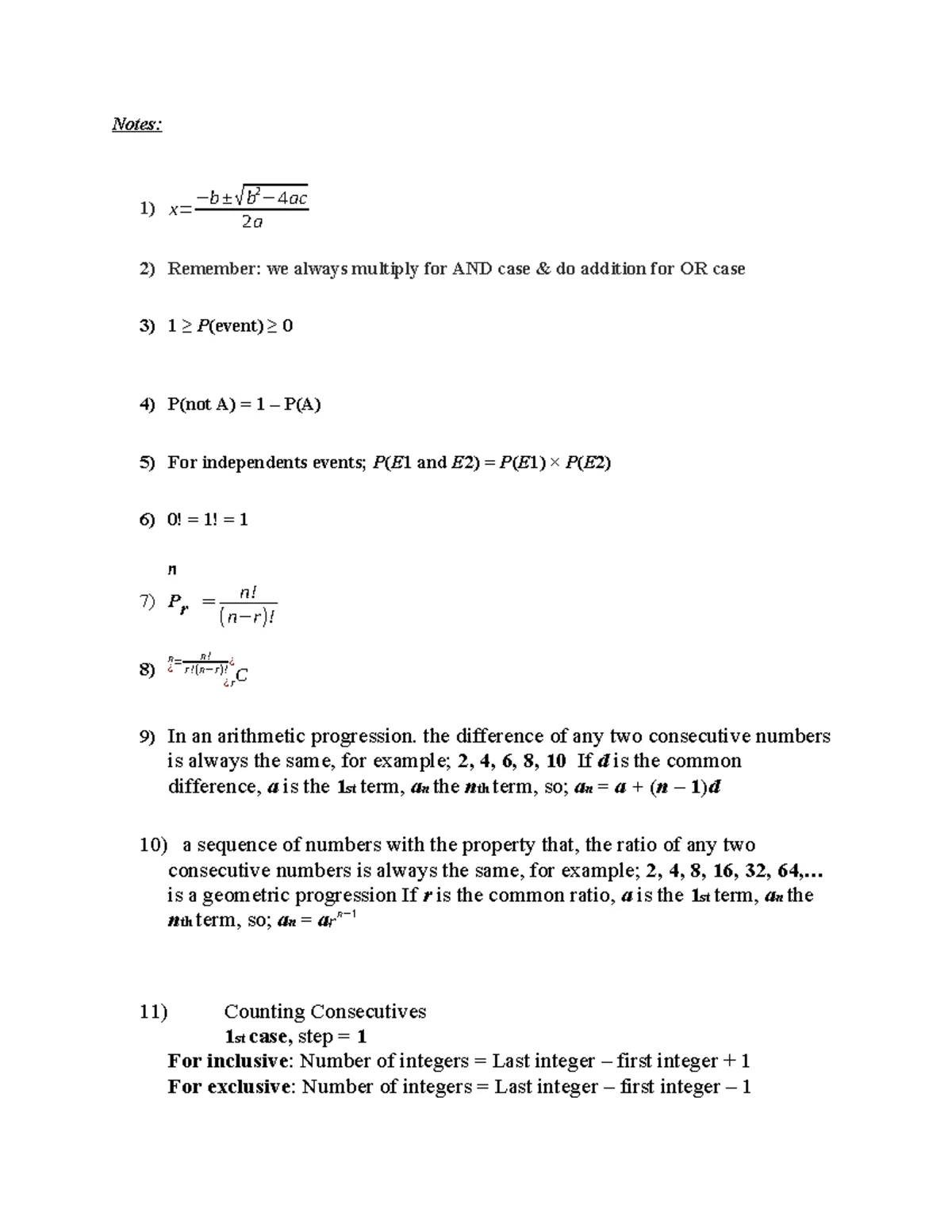 NUMERICAL DIFFERENTIATION AND INTEGRATION Lecture Notes (NUMT 2016 ...