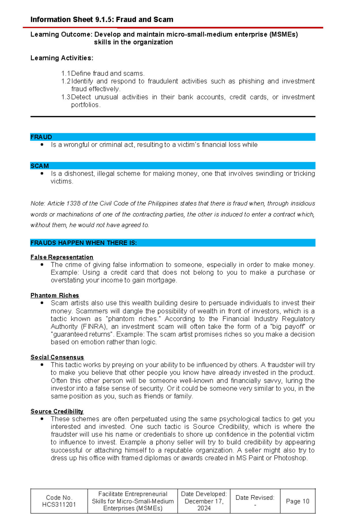 BAS 9 Handouts - This document serves as a requirement - Information ...