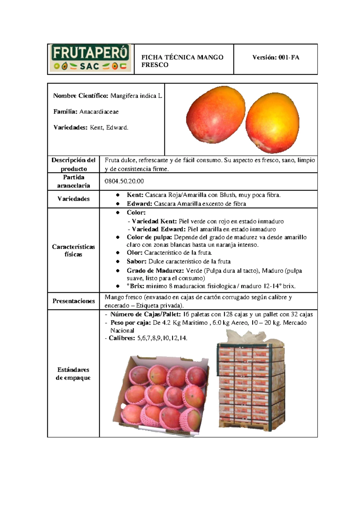 Ficha Técnica: Café Tostado y Molido - Características y Composición ...