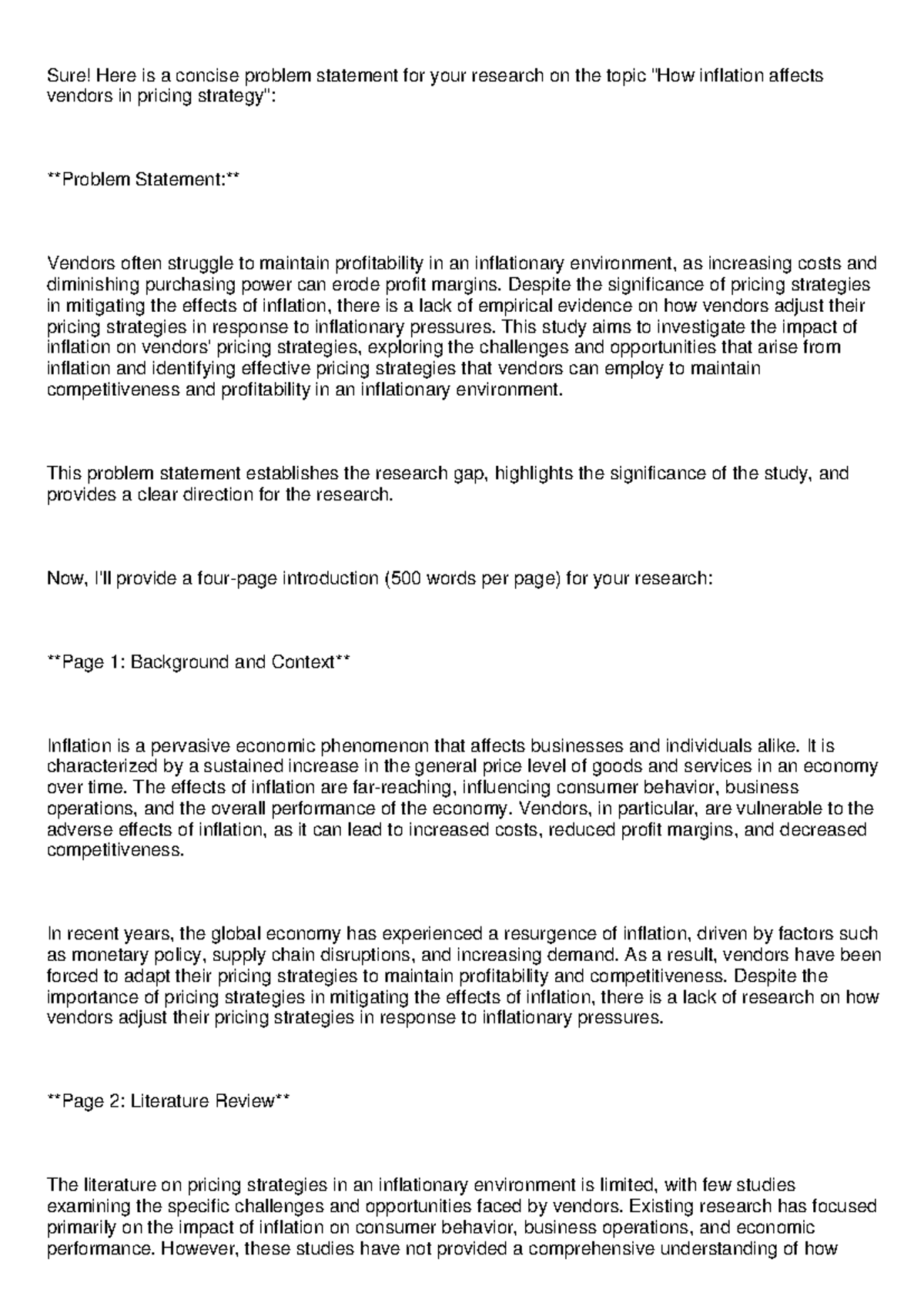 Export - case study - Sure! Here is a concise problem statement for ...