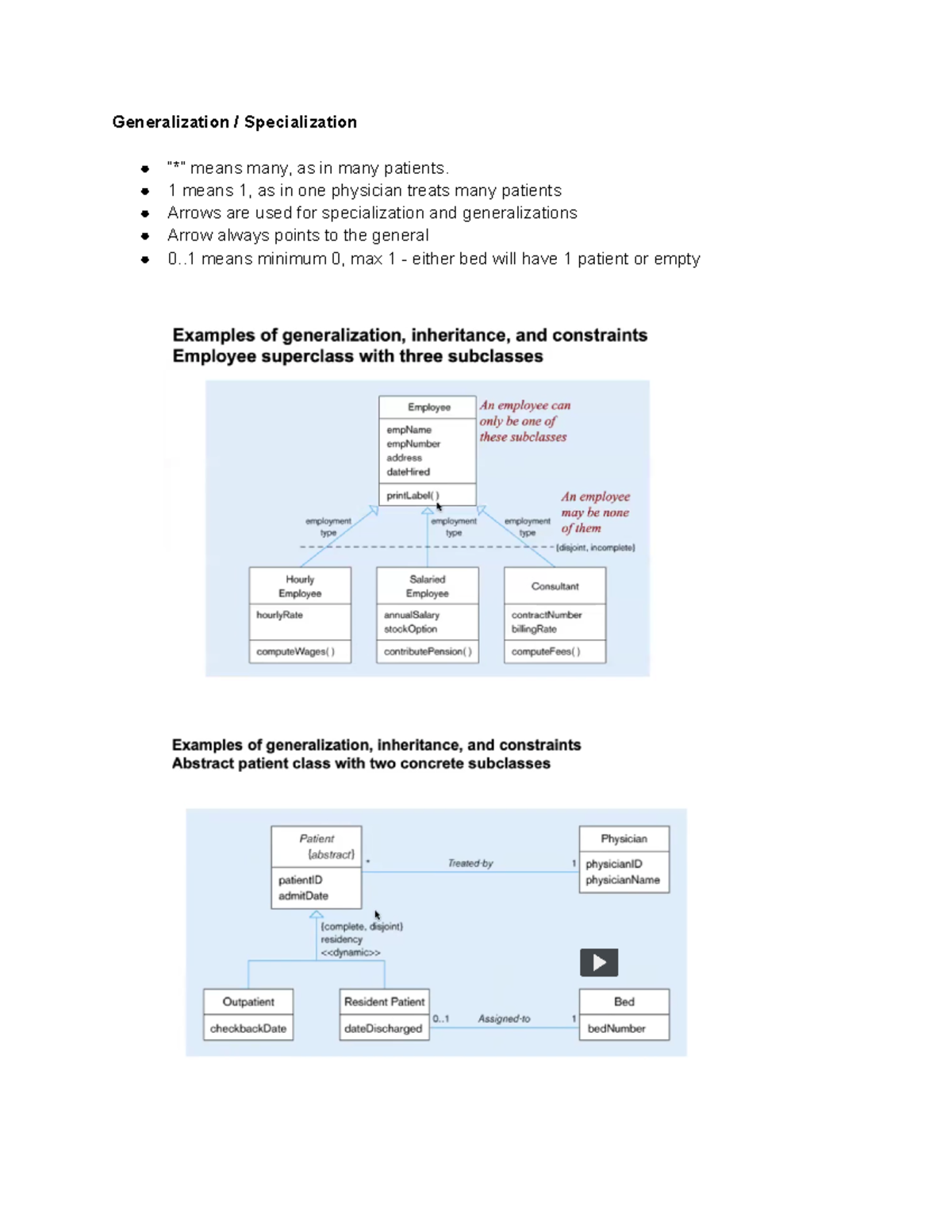 Lecture 2 - requirements management - Generalization / Specialization ...