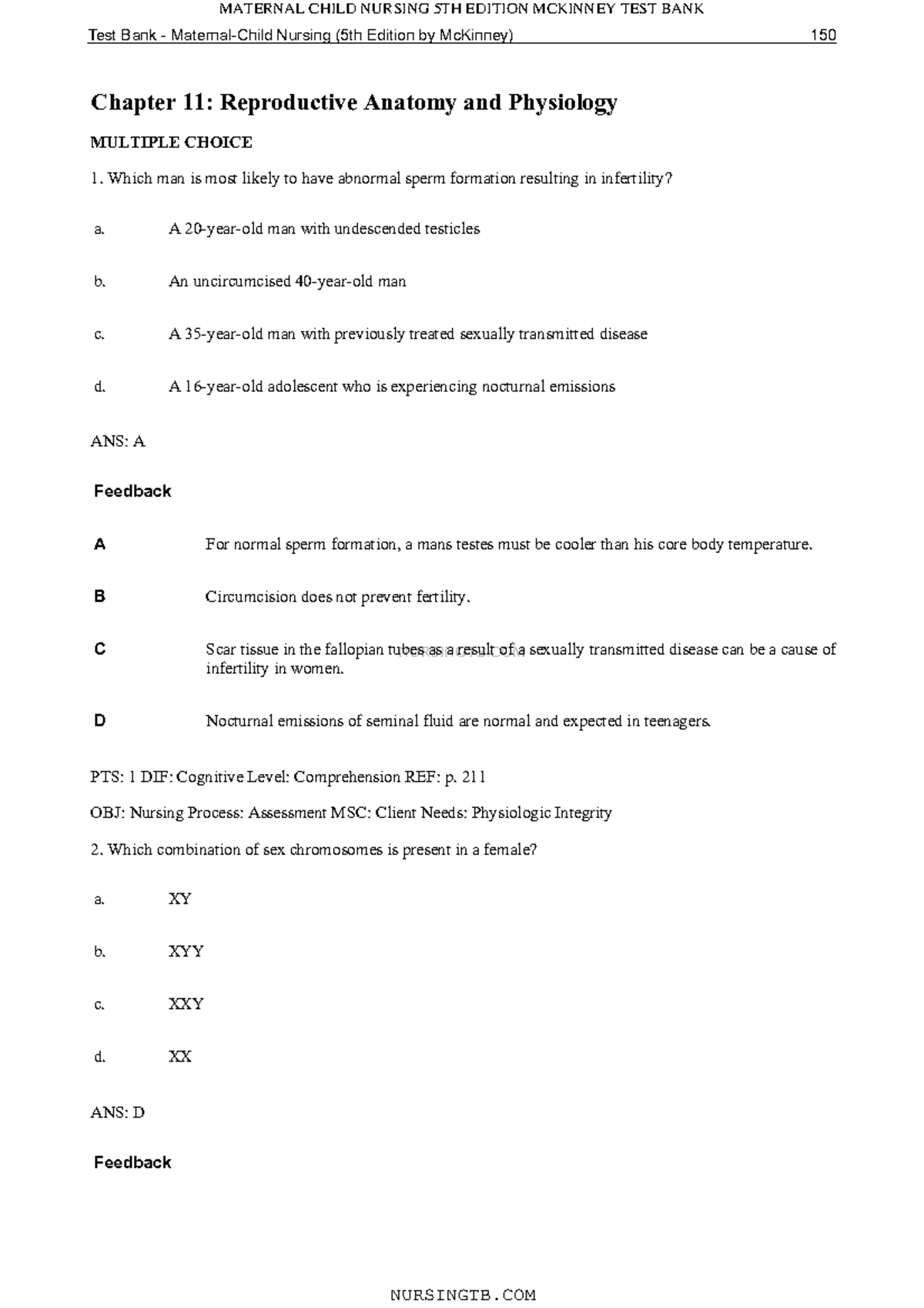 TB-Chapter 11 Reproductive Anatomy and Physiology - NURSINGTB Chapter ...