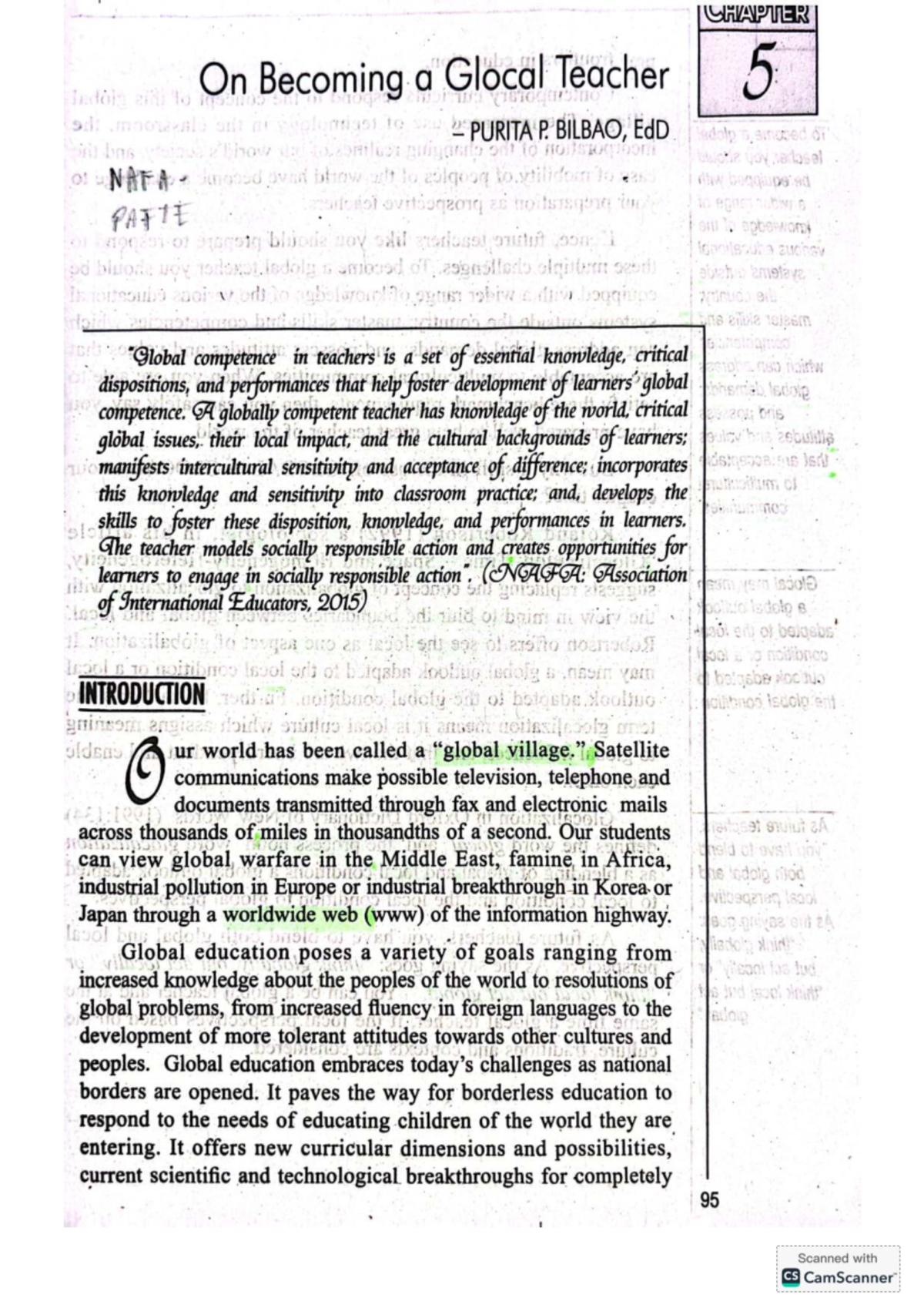 CHAPTER 5: On Becoming a Glocal Teacher - Understanding Global and ...
