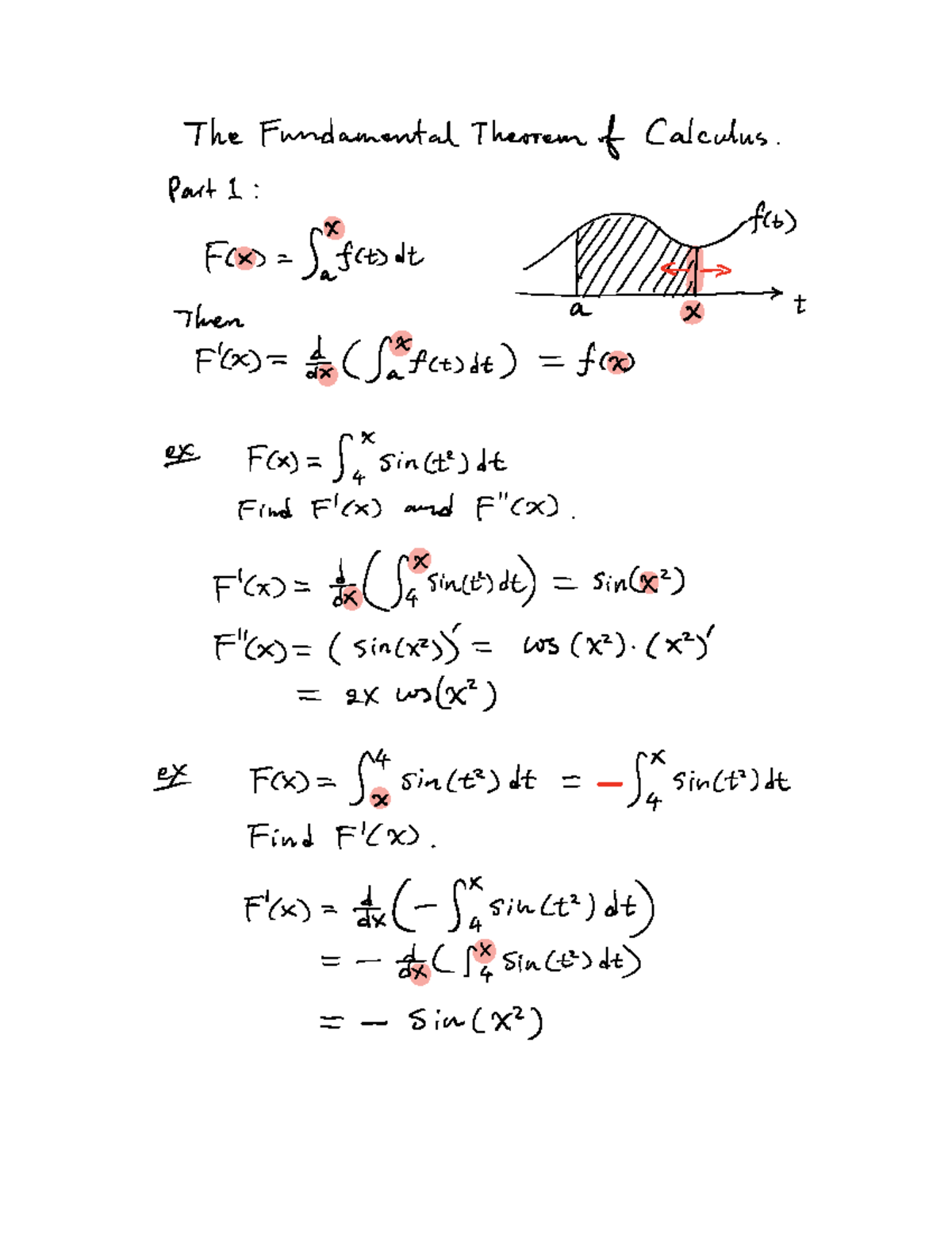 Calculus 101: Fundamental Theorem of Calculus Explained - Studocu