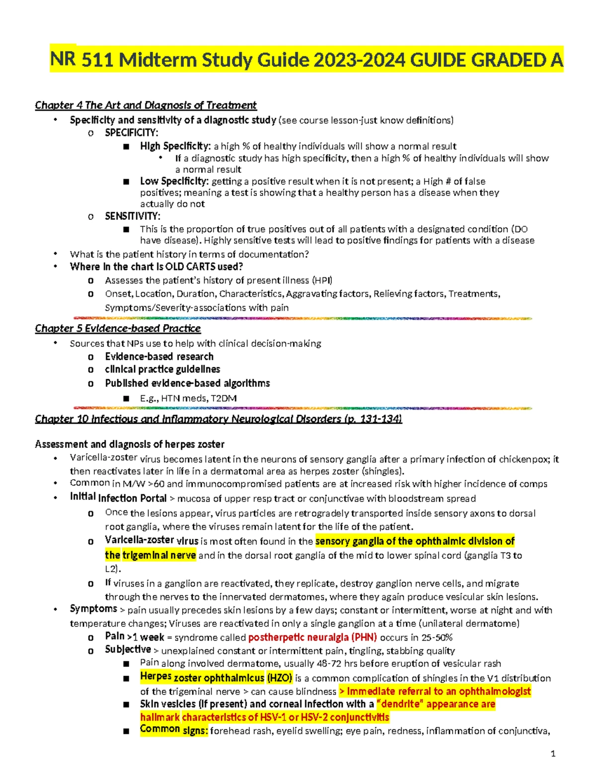 Midterm study guide final - Week 1 Study Guide Nurse Practitioner Roles ...