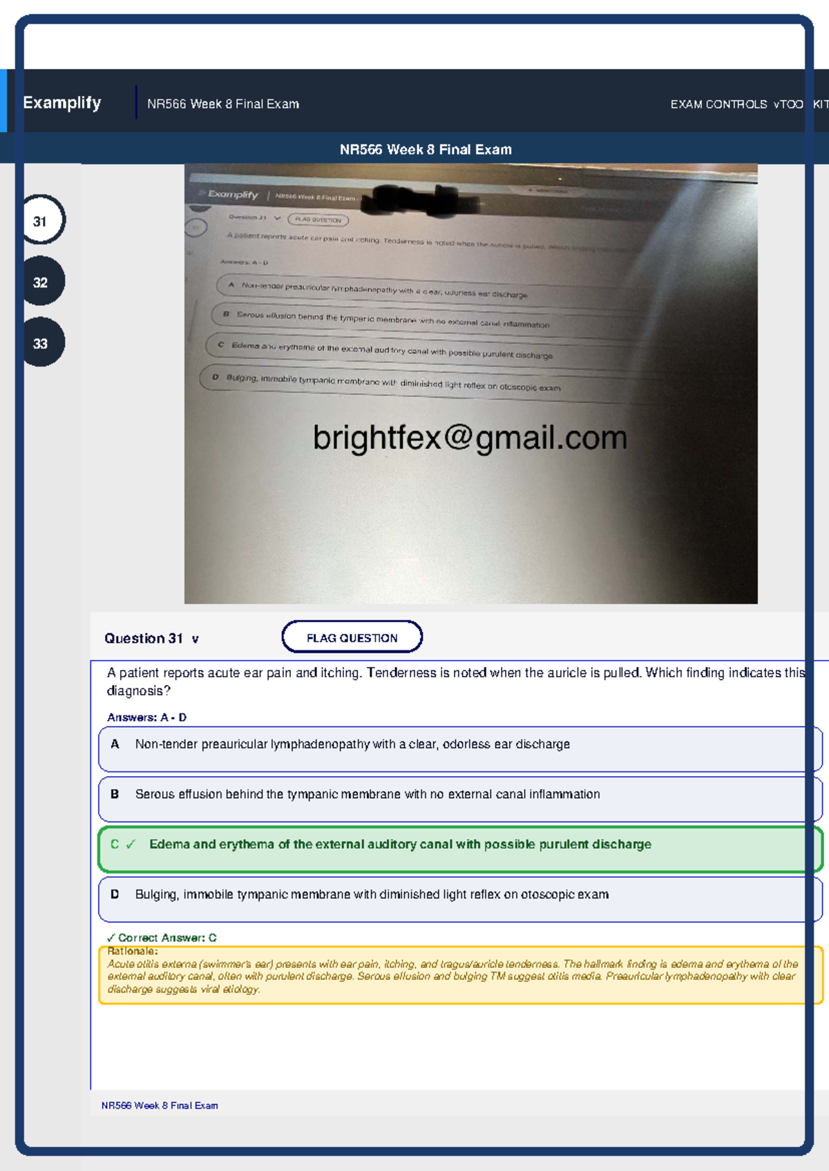 Examplify NR566 Week 8 Final Exam - Real Exam 2026 - Studocu