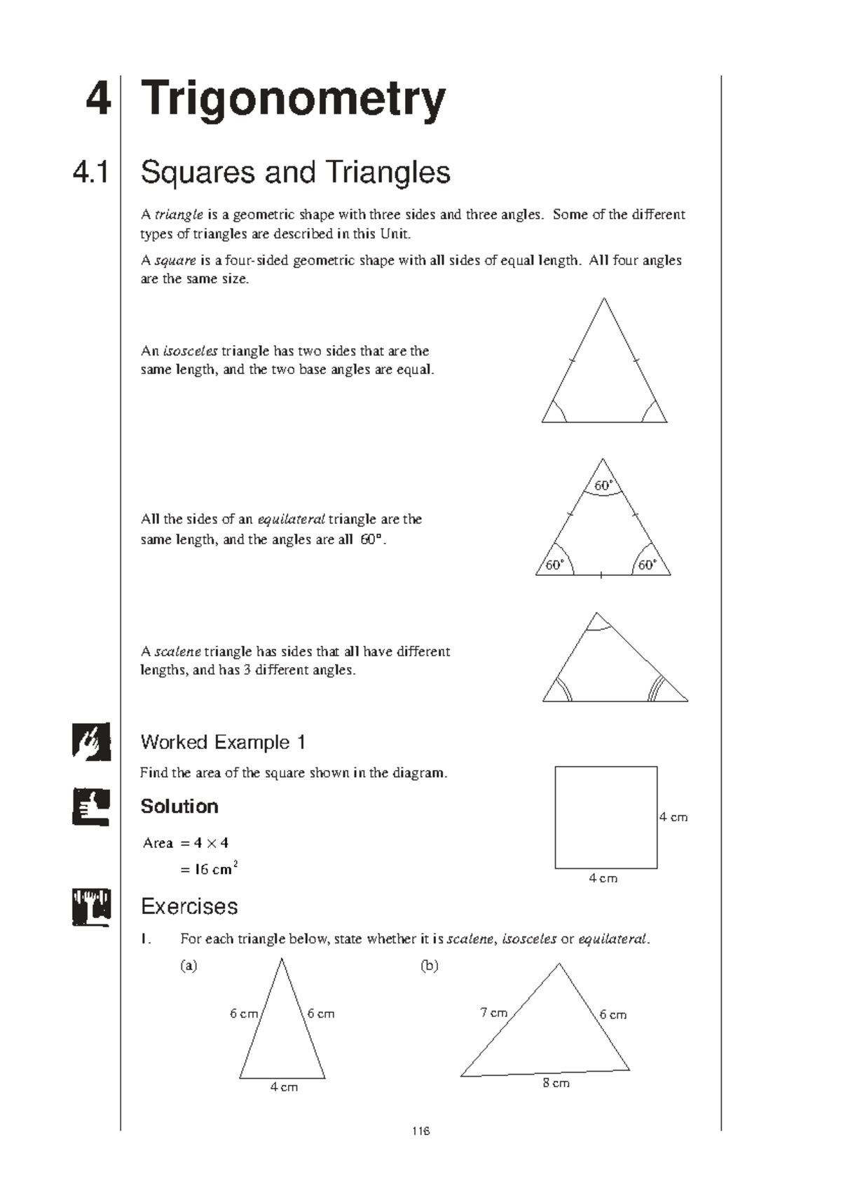 Yr10 MEP Pupil Text 4: Trigonometry - Squares & Triangles - Studocu