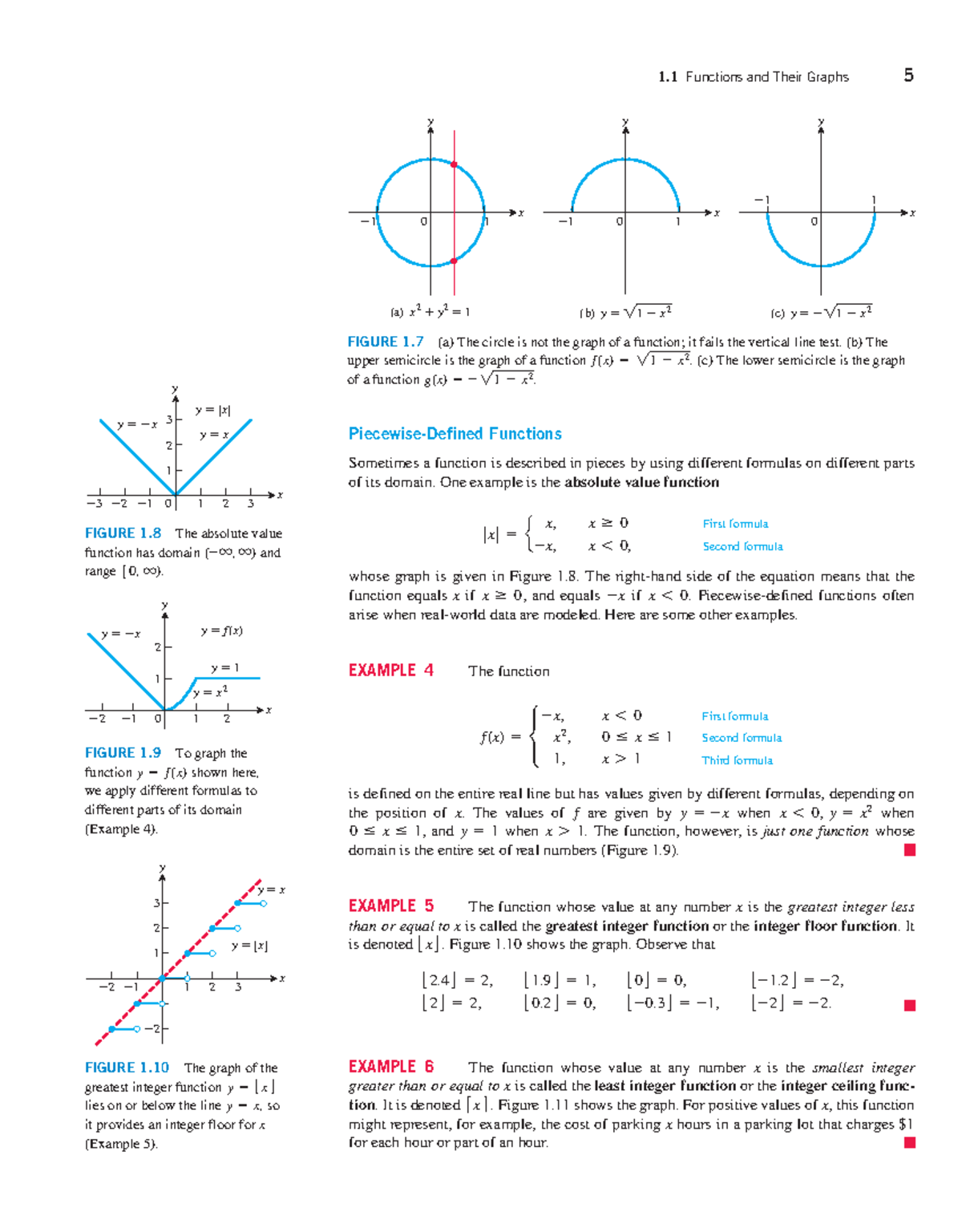 Functions and Their Graphs - Thomas Calculus (Pages 0019-0020) - Studocu