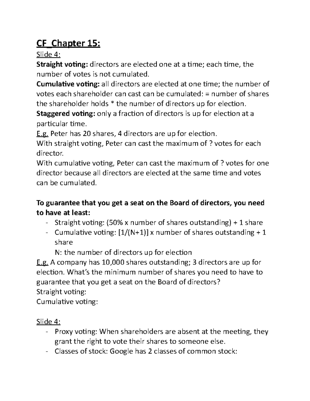 Example Chapter 15 - Maybe nothing help - CF_Chapter 15: Slide 4 ...