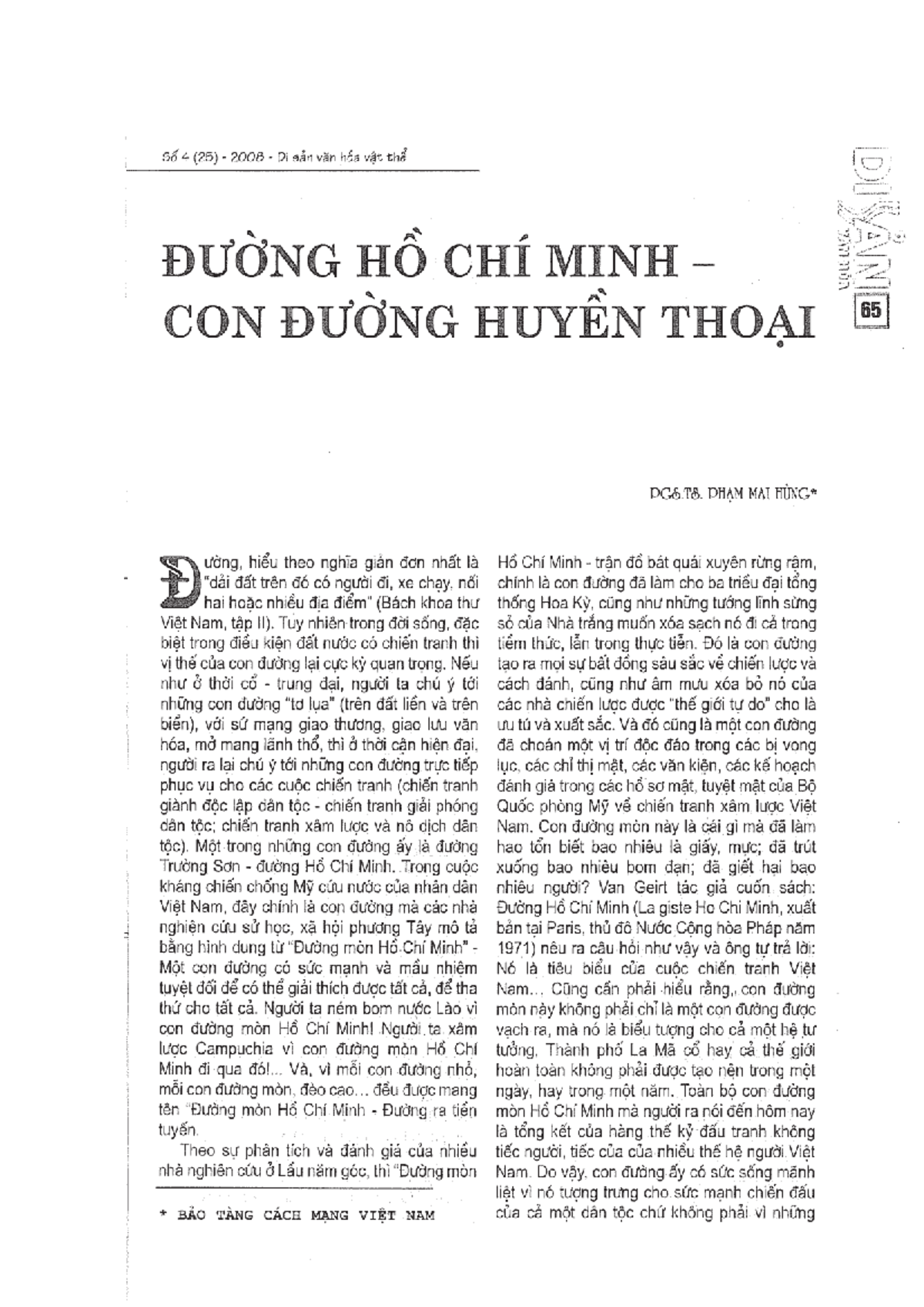 2514 Duong Ho Chi Minh: Con Duong Huyen Thoai trong Lich Su - Studocu