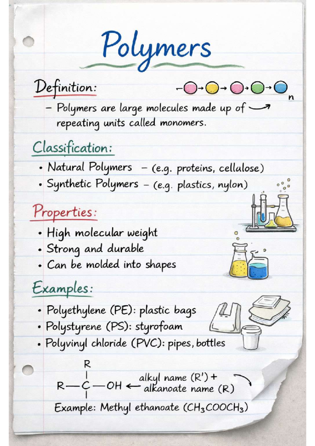 Polymers: Definition, Classification, and Properties Overview - Studocu