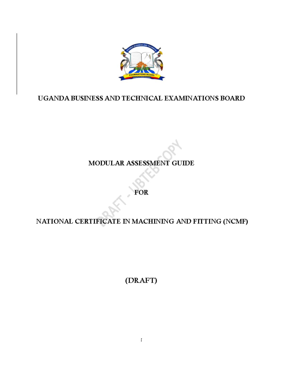 NCMF Modular Assessment Guide: Machining and Fitting Overview - Studocu