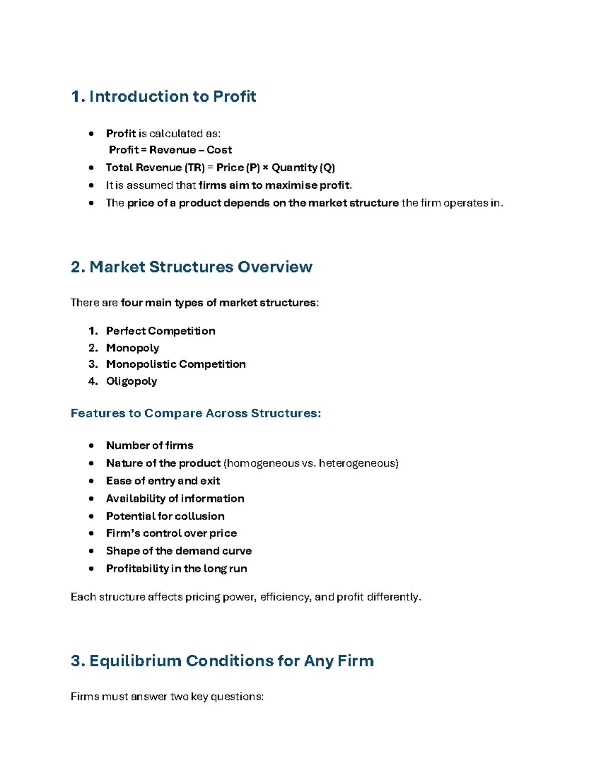 Eco notes - Summary understanding macroeconomics - 1. Introduction to ...