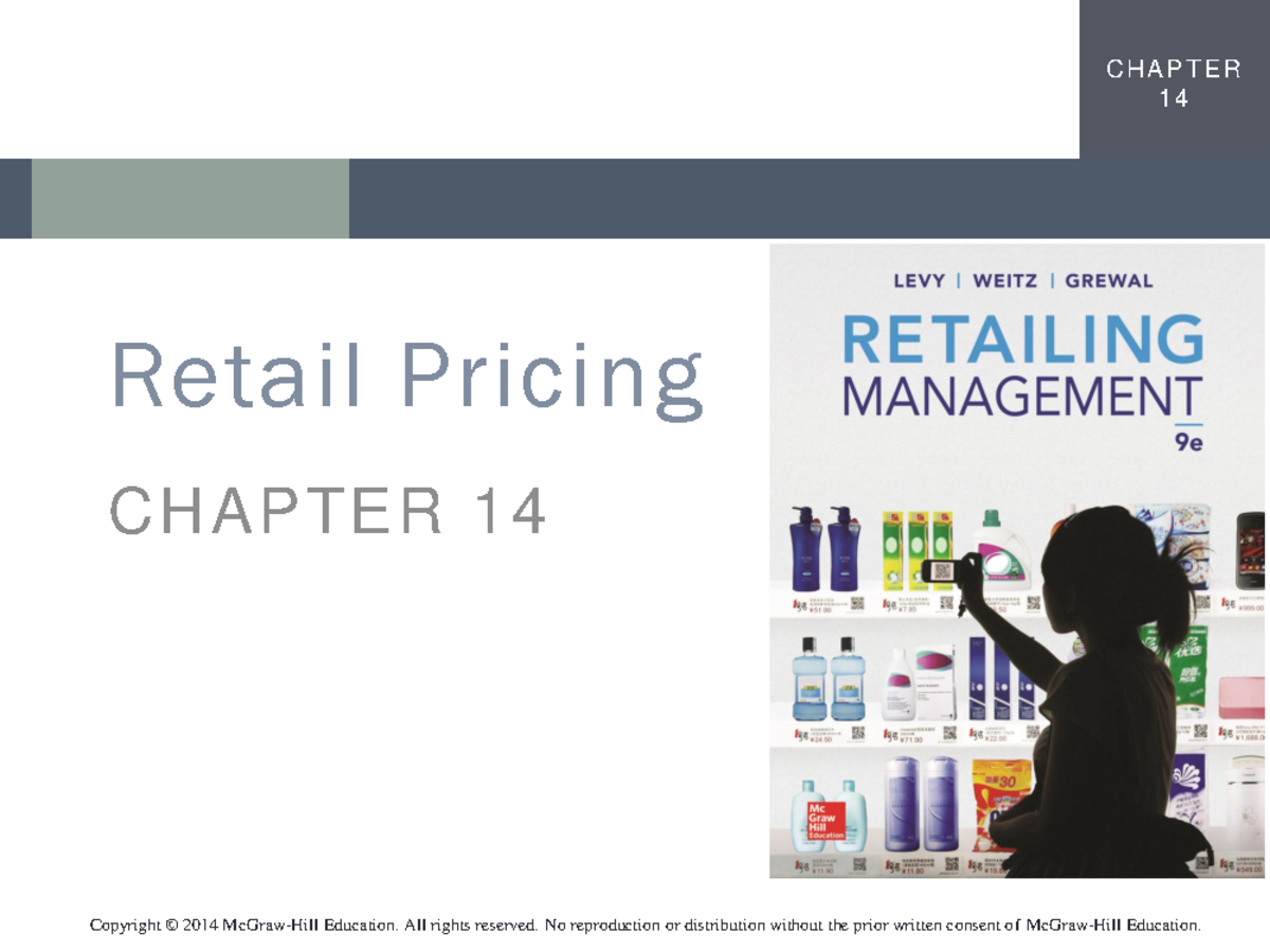 Retail Pricing Lecture Notes for Retail Management - Chapter 14 - Studocu
