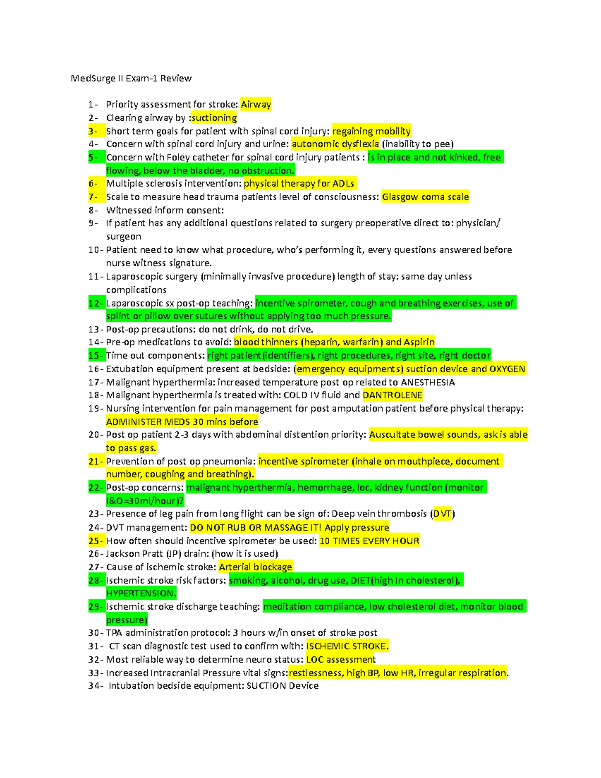 NUR 354 Exam 2 Study Guide: Diuretics, Angina, and Hypertension ...