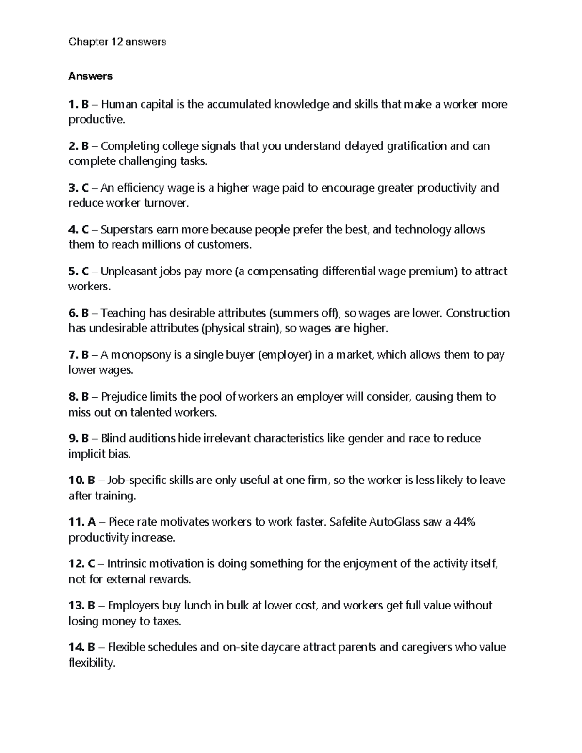 Chapter 12 Answers: Revision & Questions Review - Studocu