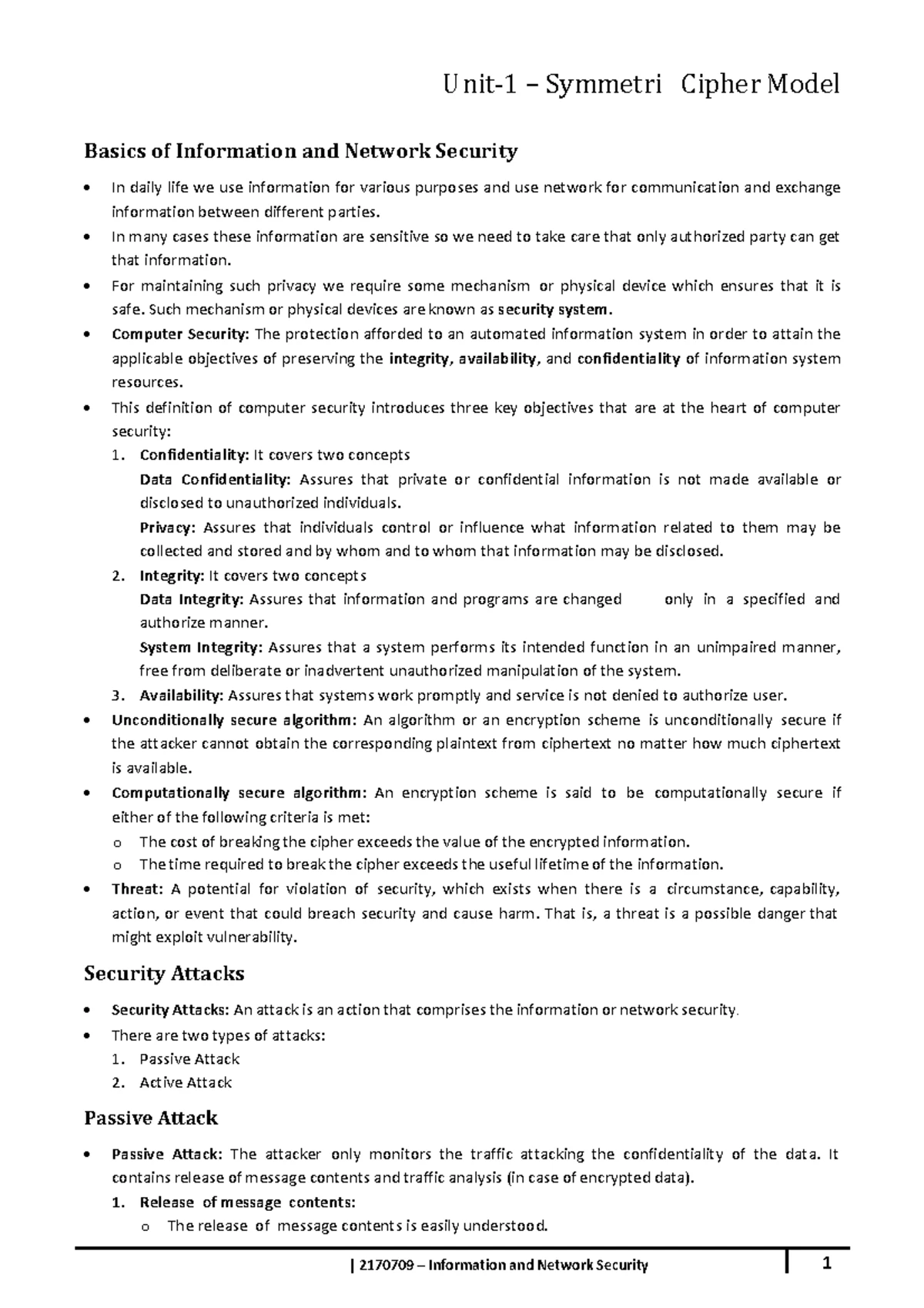 IS- Summer 2022 solution - Information and Network Security - 3170720 ...