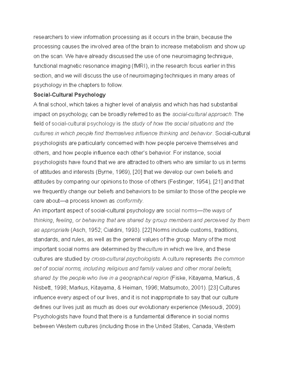 PSYC 6 - Key Concepts and Notes on Social-Cultural Psychology - Studocu