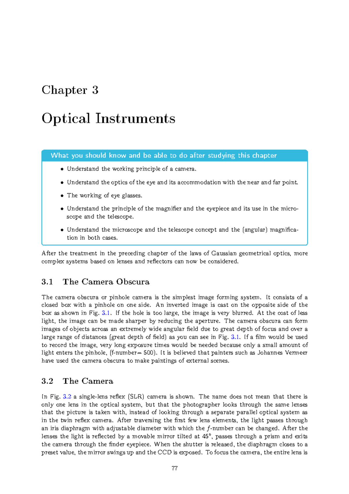 BSc Optics Chapter 3: Understanding Optical Instruments and Their ...