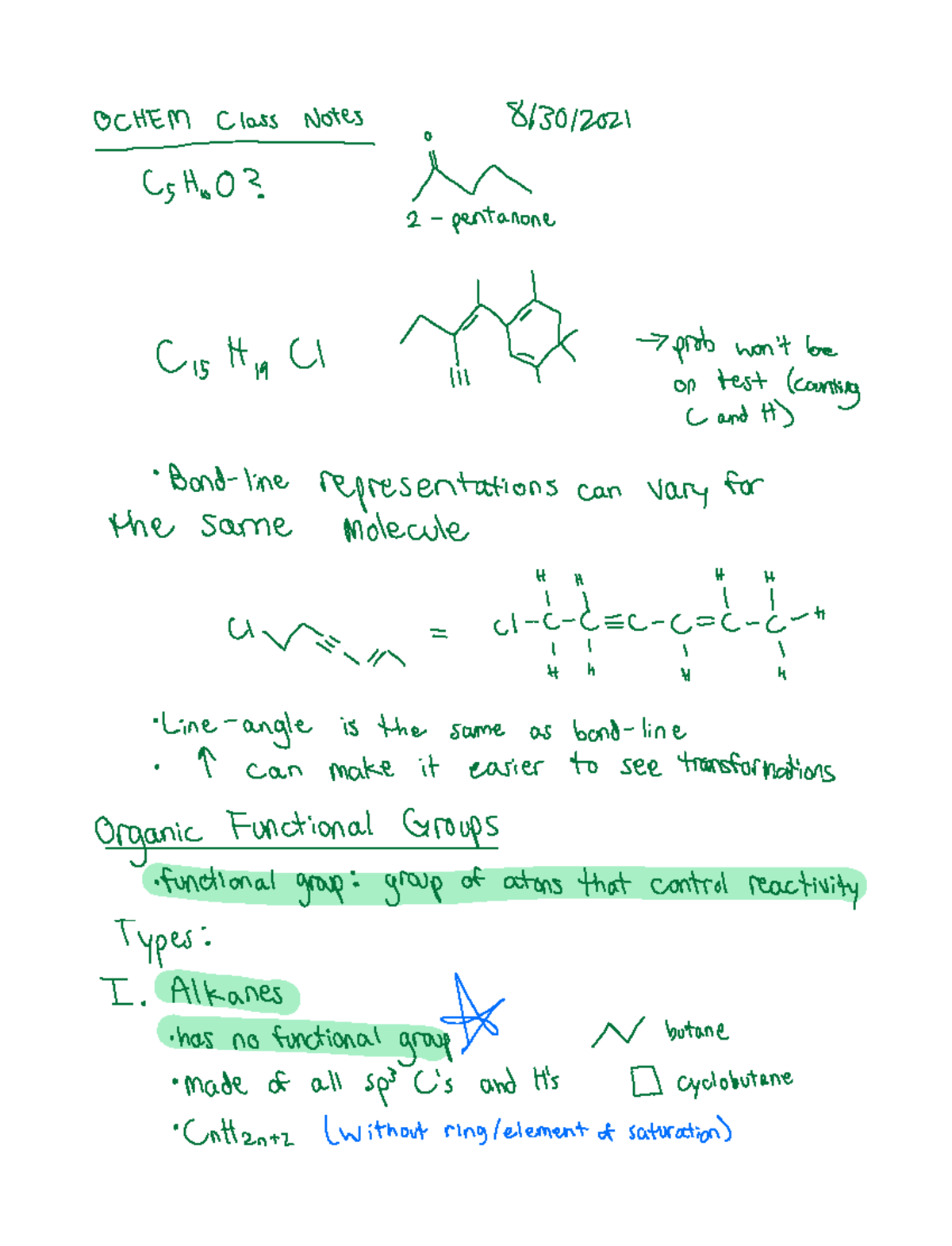 Organic Chemistry (CH 242) Functional Groups Study Guide - Studocu
