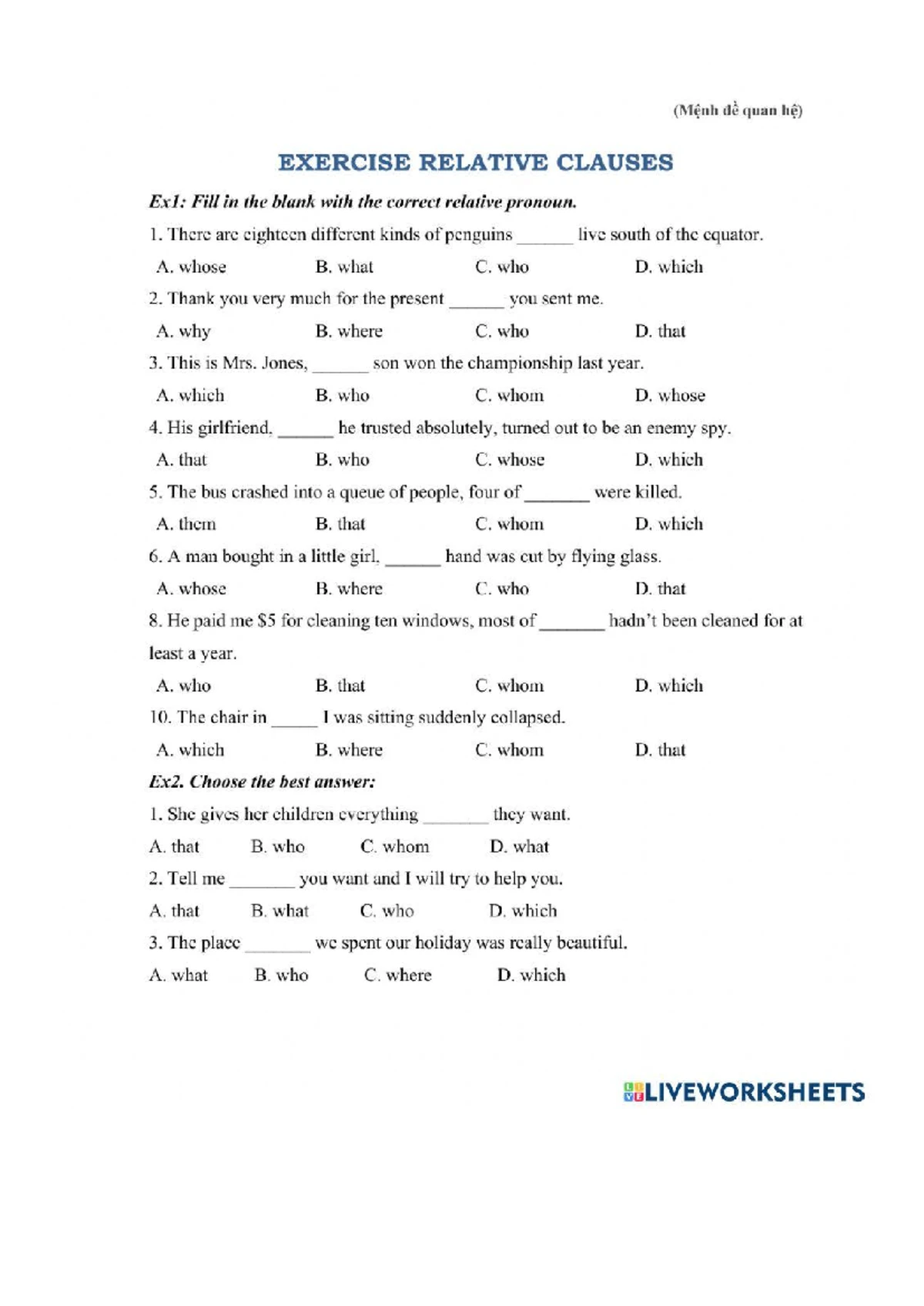 Unit 2 - Present Simple Structure & Vocabulary Activities - Studocu