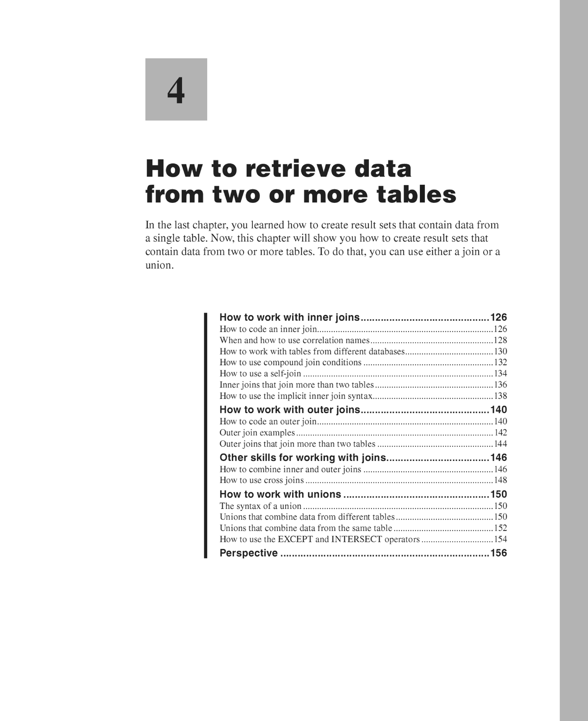 Chapter 4: Retrieving Data from Multiple Tables - SQL Server 2016 ...