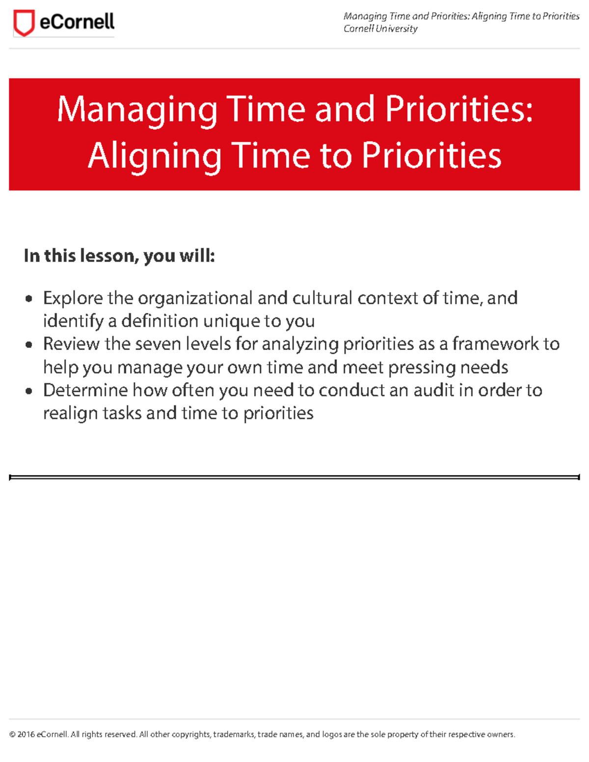 Ilrme 503-OD1 transcript aligning-time-to-priorities - Managing Time ...
